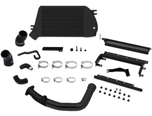 Mishimoto Top Mount Intercooler Kit Black Cooler And Black Pipes Subaru 2015-2018 WRX