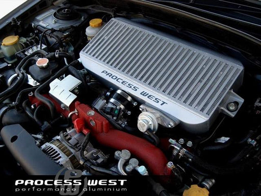 Process West Top Mount Intercooler Black Subaru 2008-2021 STI