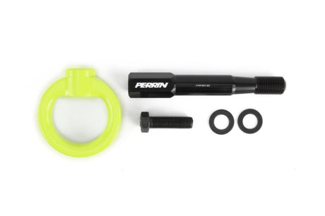 Perrin Rear Tow Hook Neon Yellow (PSP-BDY-252NY) | Subaru WRX 2015-2021 / STI 2015-2021
