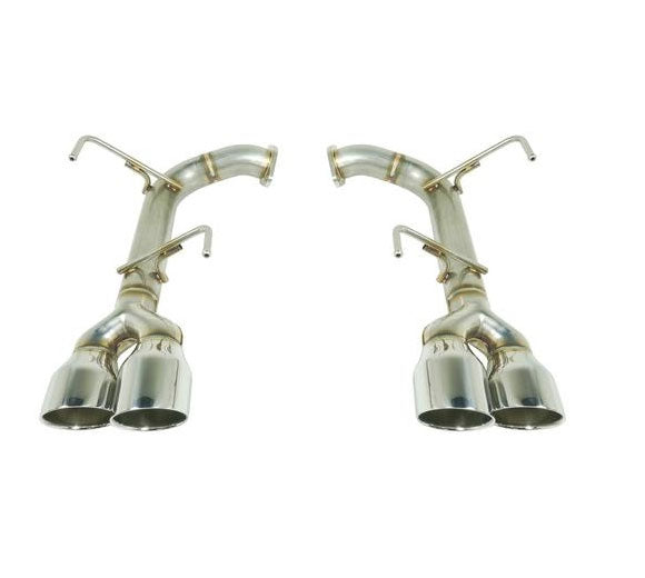 Remark Axle Back Exhaust w/ Stainless Double Wall Tips 4 Inch Subaru 2015-2020 WRX / 2015-2020 STI