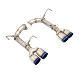 Remark Axle Back Exhaust w/ Burnt Single Wall Tips 3.5 Inch Subaru 2015-2021 WRX / 2015-2021 STI