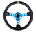 NRG 350mm Sport Steering Wheel 3" Deep Blue w/ Yellow Center Marking Universal