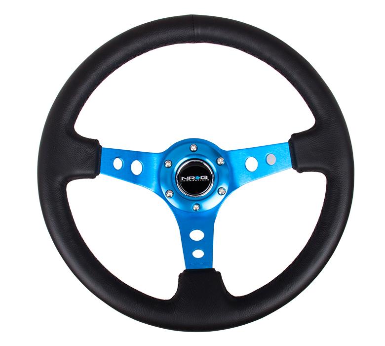 NRG 350mm Sport Steering Wheel 3" Deep Blue | RST-006BL