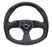 NRG 320mm Sport Leather Steering Wheel Oval w/ Red Stitching Universal