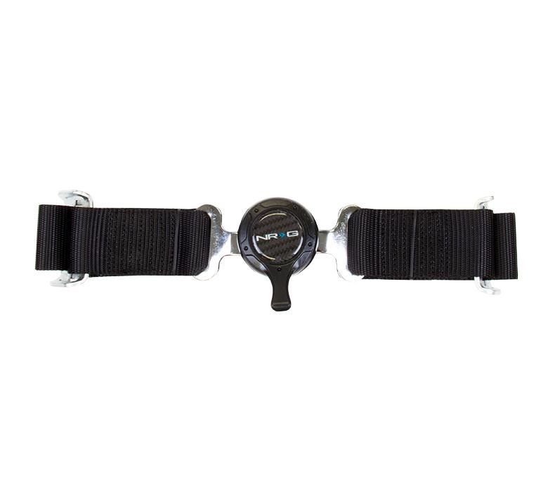 NRG Seat Belt Harness 4PT 2" w/ Cam Lock Black Universal