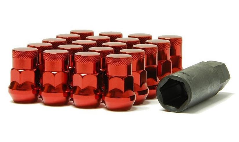 Wheel Mate Muteki SR35 Lug Nuts Closed Ended Red 35mm M12 x 1.25 | 32925RP