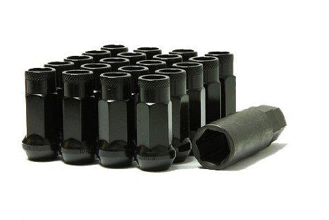 Wheel Mate Muteki SR48 Lug Nuts Open Ended Black M12 x 1.25 | 32905B