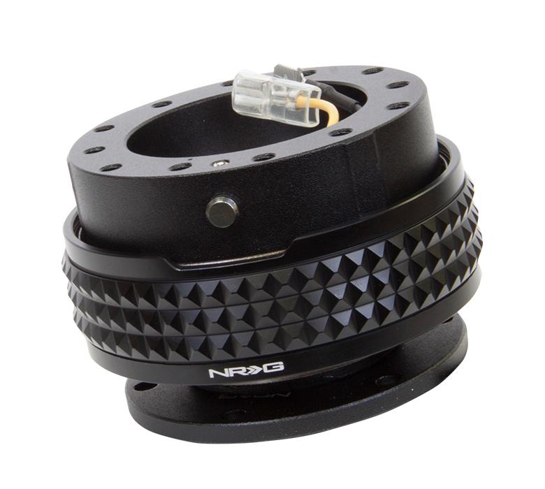 NRG Quick Release Gen 2.1 Black Body w/ Black Pyramid Ring | SRK-210BK/BK