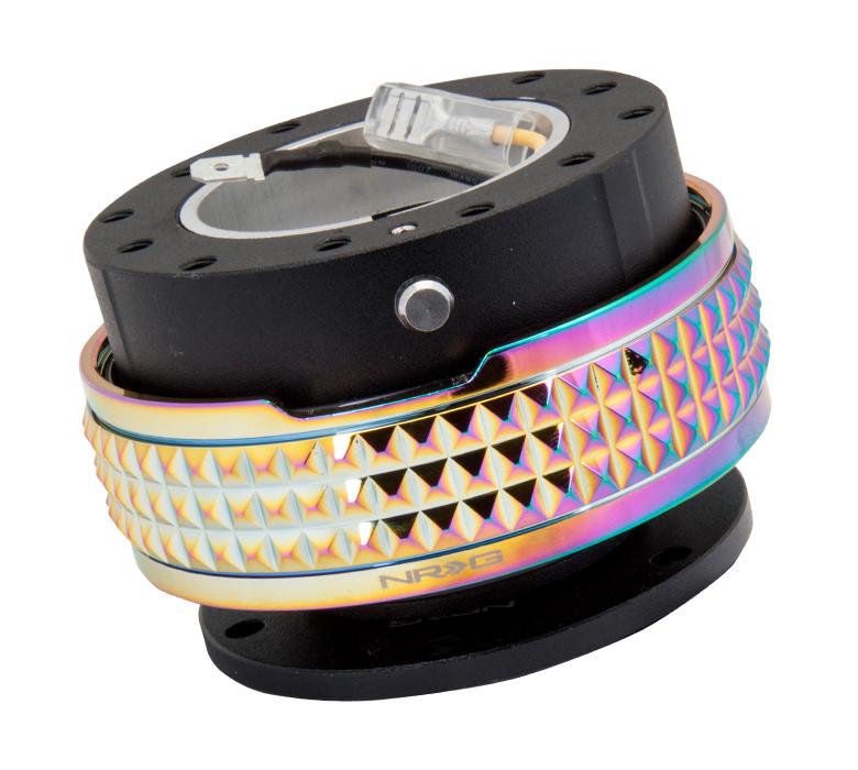 NRG Quick Release Gen 2.1 Black Body Neo Chrome Ring | SRK-210BK/MC