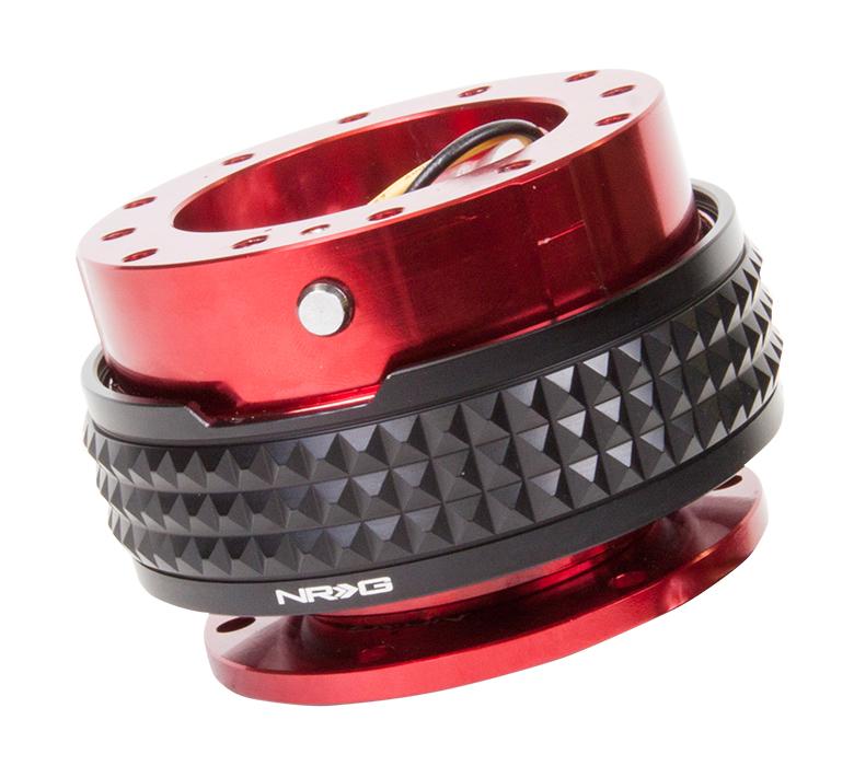 NRG Quick Release Gen 2.1 Red Body w/ Black Pyramid Ring | SRK-210RD/BK