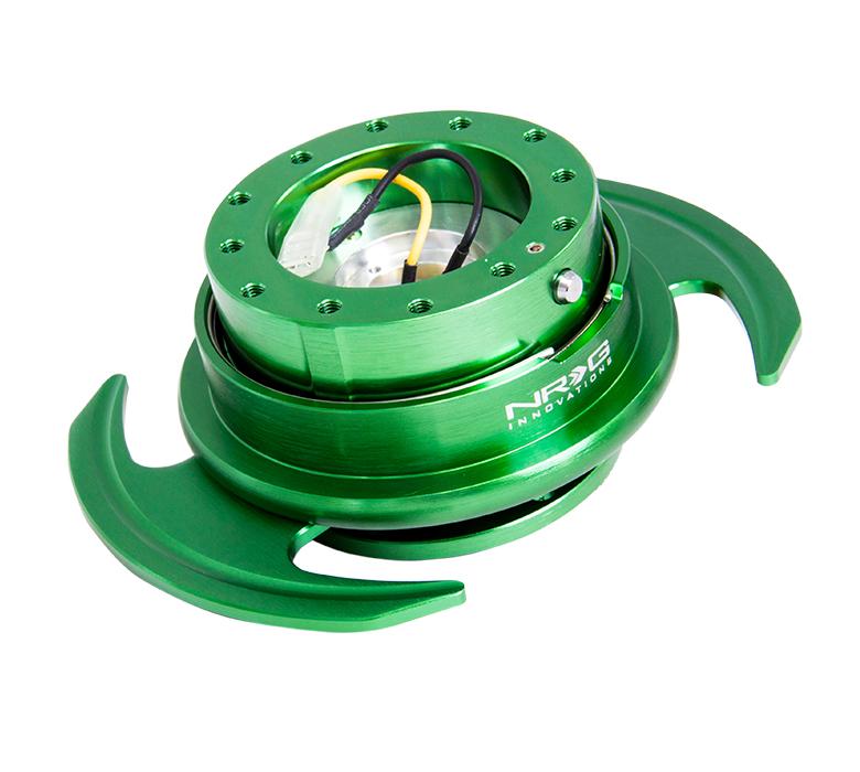 NRG Quick Release Gen 3.0 Green Body w/ Green Ring | SRK-650GN