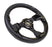NRG 320mm Sport Leather Steering Wheel w/ Black Inserts Universal
