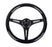 NRG 350mm Steering Wheel Classic Wood Grain 3 Spoke Center In Black Black Sparkled Universal