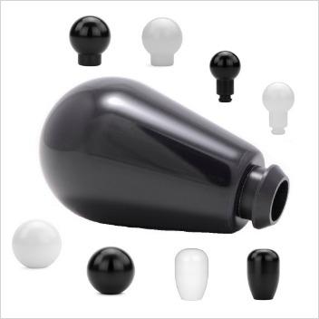 Killer B Motorsport Teardrop Shift Knob Black Polished 5MT Subaru 2002-2014 WRX