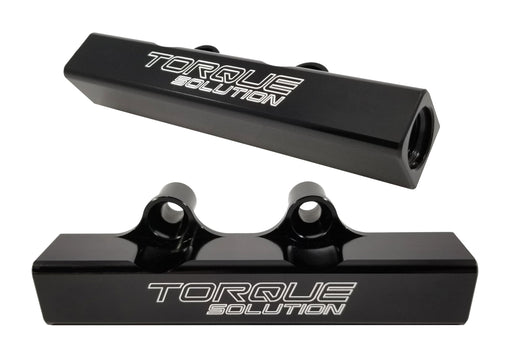 Torque Solution Top Feed Fuel Rails Black Subaru 2002-2014 WRX / 2007-2019 STI