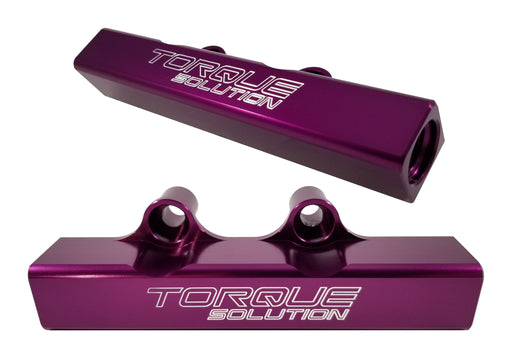 Torque Solution Top Feed Fuel Rails Purple Subaru 2002-2014 WRX / 2007-2019 STI