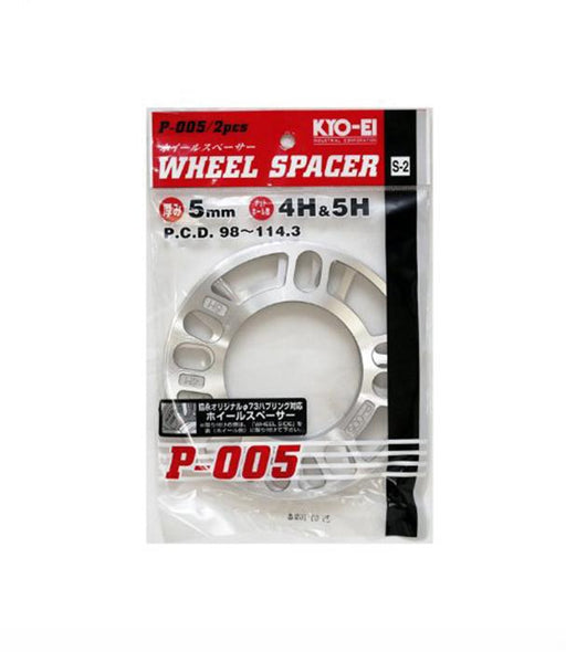 Project Kics 5mm Wheel Spacers (2 Pk) Universal