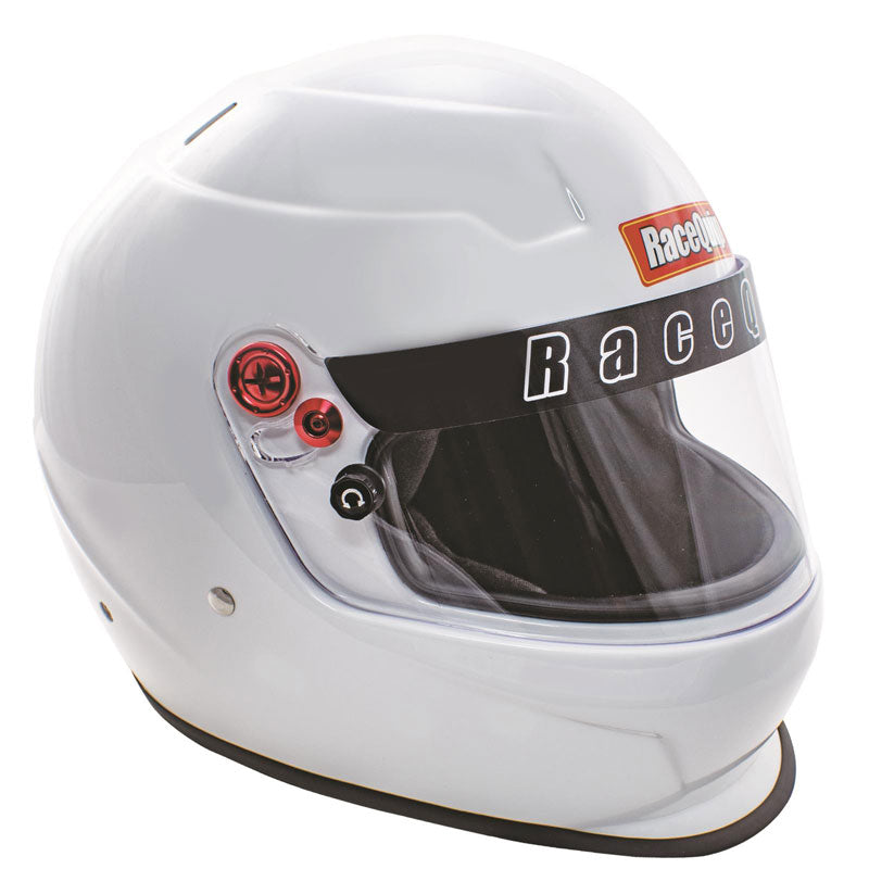 RaceQuip PRO20 Snell SA2020 Full Face Helmet Gloss White Size Small Universal