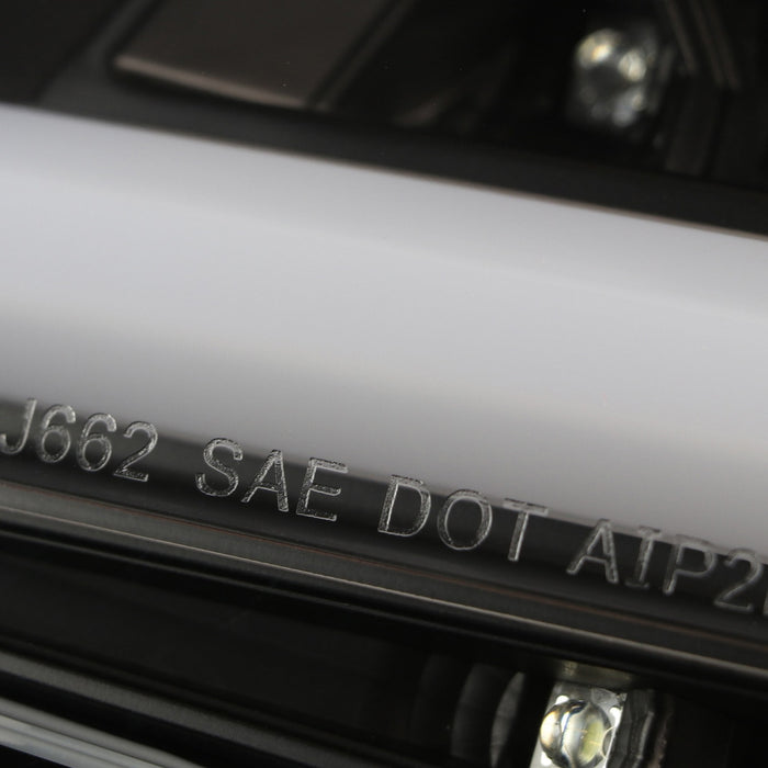 SPEC-D Sequential LED Tail Lights Matte Black Housing/Clear Lens Subaru 2015-2020 WRX / 2015-2020 STI