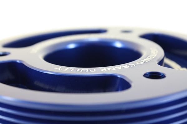 GrimmSpeed Lightweight Crank Pulley Blue Subaru 2002-2014 WRX / 2004-2019 STI