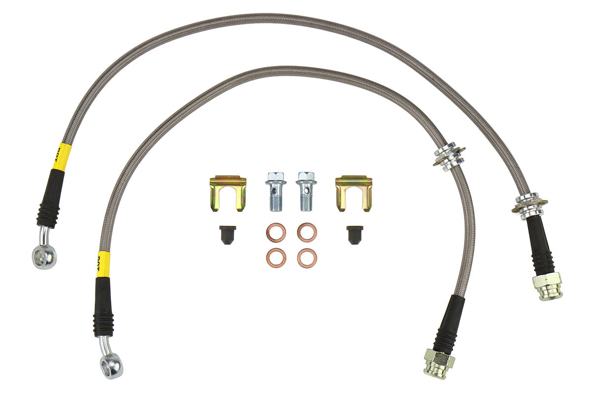 FactionFab Stainless Steel Front Brake Lines Subaru 2006-2007 WRX / 2004-2007 STI