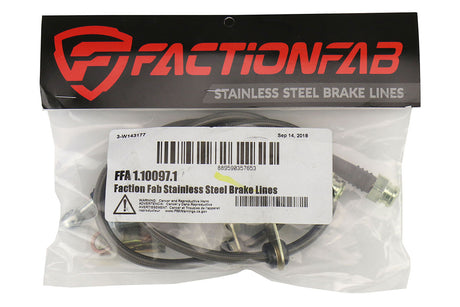 FactionFab Stainless Steel Front Brake Lines Subaru 2013-2020 BRZ
