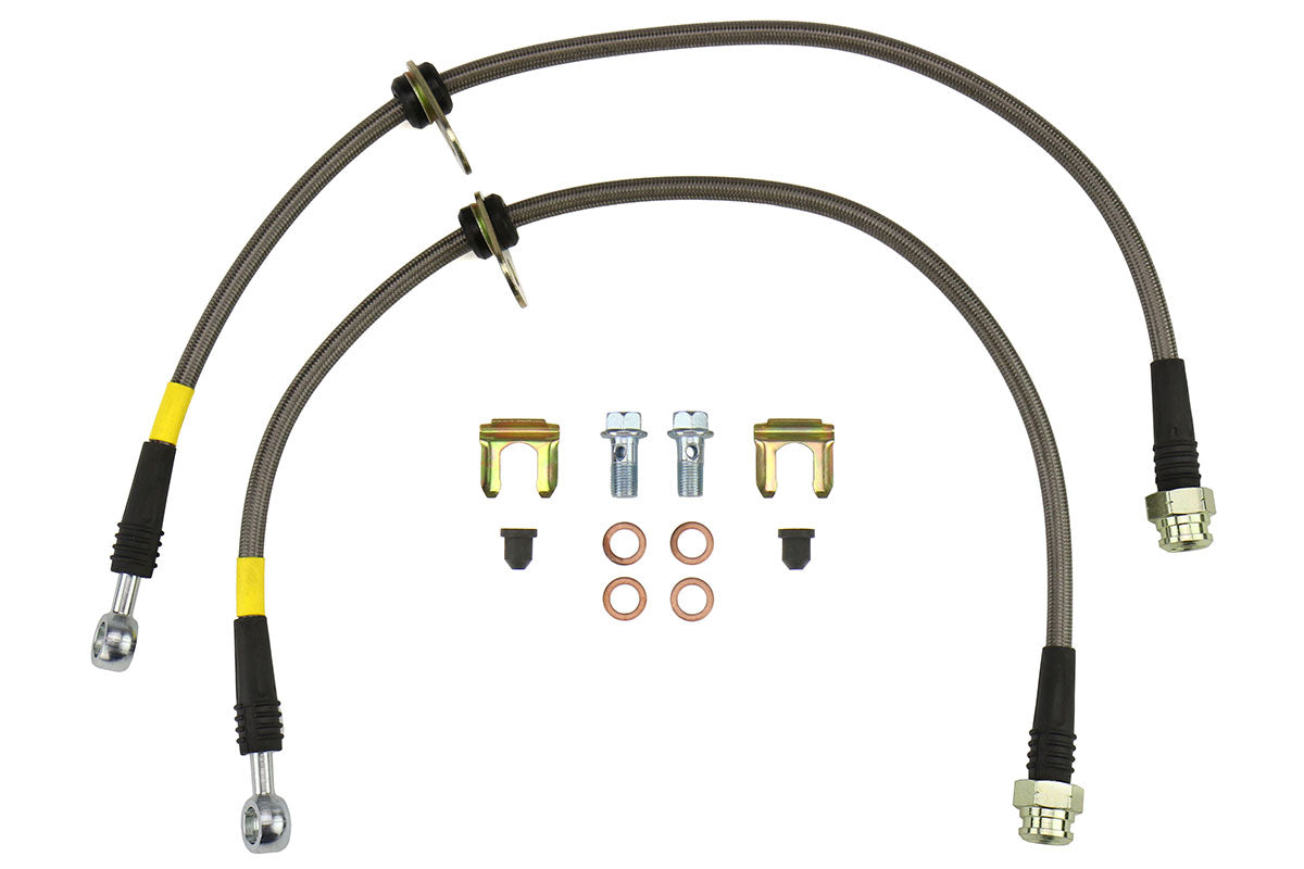 FactionFab Stainless Steel Front Brake Lines Subaru 2002-2005 WRX