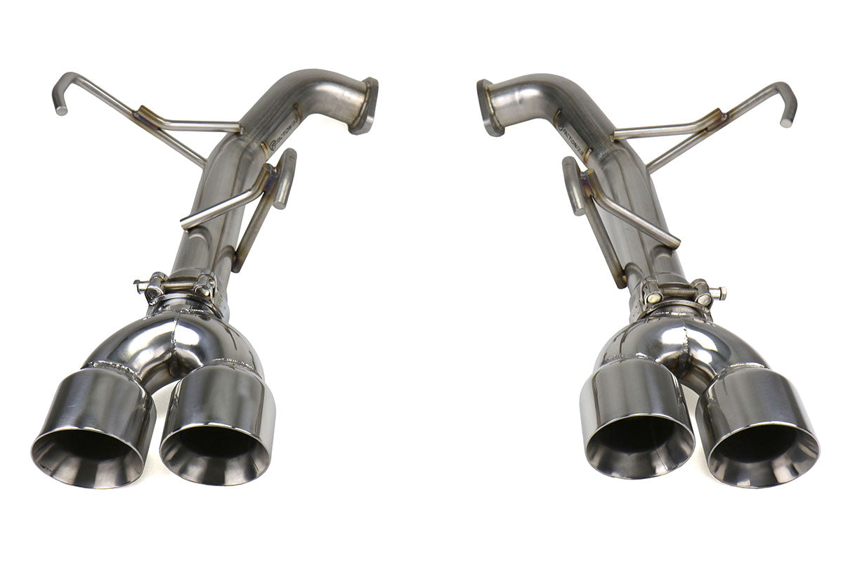 FactionFab Axle Back Exhaust w/ Polished Tips (SEDAN) Subaru 2011-2014 WRX / 2011-2014 STI