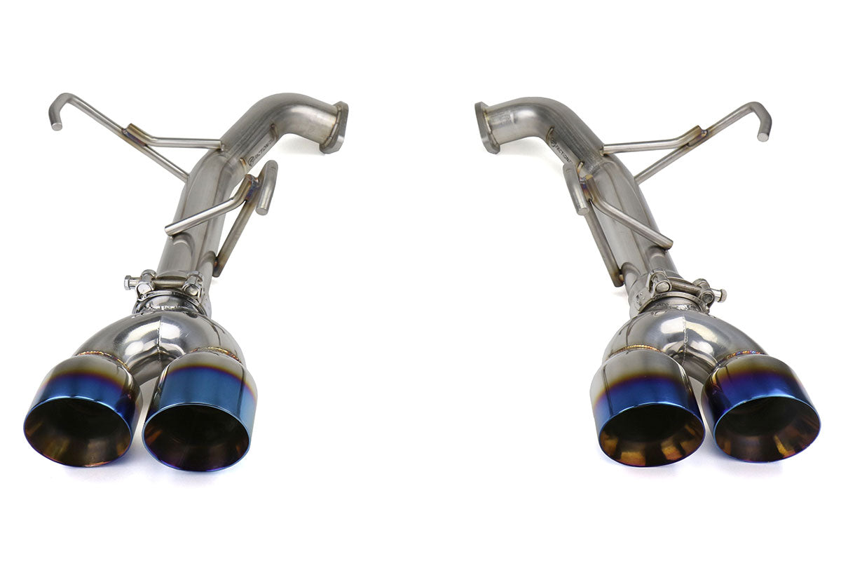 FactionFab Axle Back Exhaust w/ Staggered Burnt Tips (SEDAN) Subaru 2011-2014 WRX / 2011-2014 STI