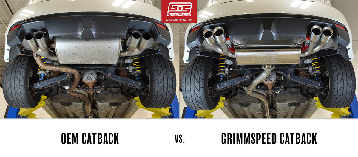 GrimmSpeed Non-Resonated Catback Exhaust System (HATCH) Subaru 2011-2014 WRX / 2008-2014 STI