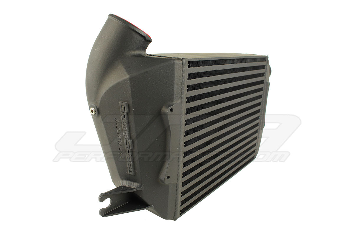 GrimmSpeed Top Mount Intercooler w/ Thermal Dispersant Coating Black Subaru 2015-2020 WRX