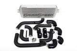 GrimmSpeed Front Mount Intercooler Kit Silver Core w/ Black Piping Subaru 2008-2014 WRX