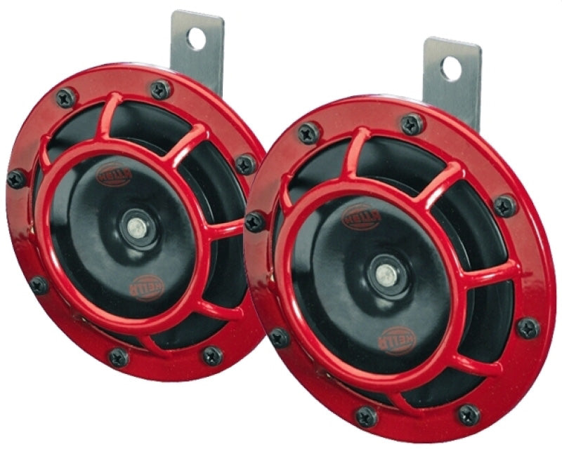 Hella Supertone Dual Tone Horn Kit Red | 003399801