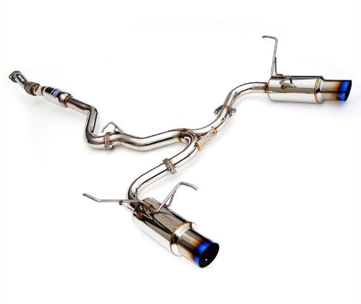 Invidia Dual N1 Stainless Steel Cat Back Exhaust w/ Ti Tips (SEDAN) Subaru 2008-2014 WRX / 2011-2014 STI