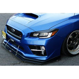 APR Performance Front Wind Splitter Carbon Fiber w/ Factory / JNA V1 Lip Subaru 2015-2017 WRX / 2015-2017 STI