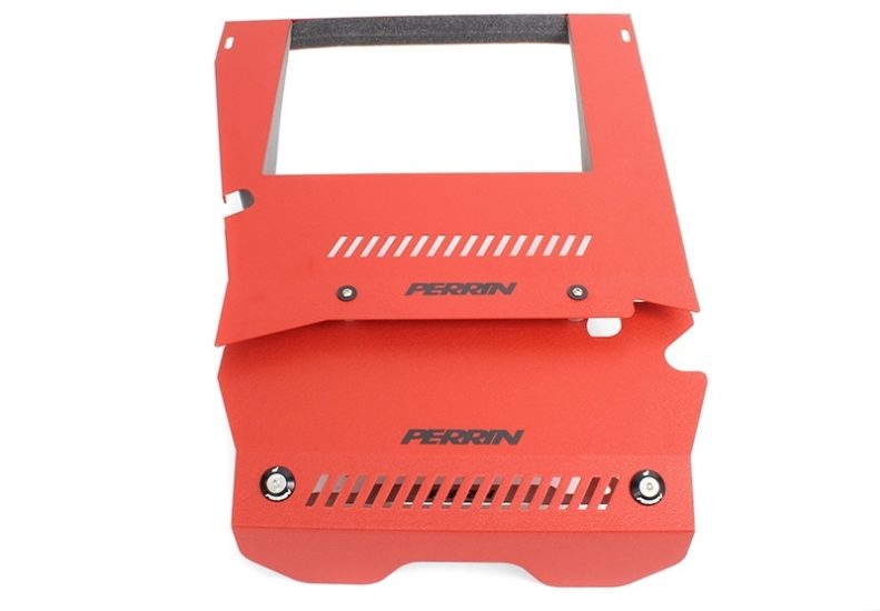 Perrin Engine Cover Kit Red Subaru 2015-2020 WRX