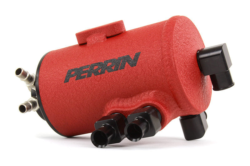 Perrin Performance Air Oil Separator FMIC Red Subaru 2002-2014 WRX / 2004-2020 STI