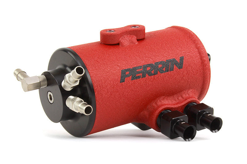 Perrin Air Oil Separator W/O Eyesight Red Subaru 2015-2020 WRX