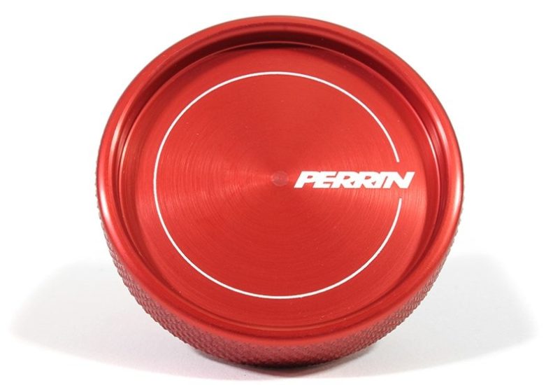Perrin Oil Cap Billet Red Subaru 2002-2020 WRX / 2004-2020 STI / 2013-2020 BRZ