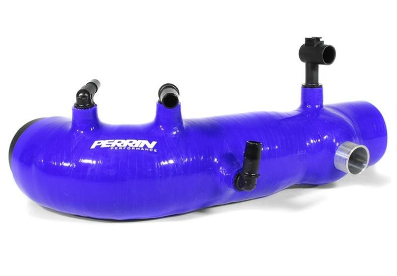 Perrin Performance 2.4" Turbo Inlet Blue Subaru 2002-2007 WRX / 2004-2020 STI