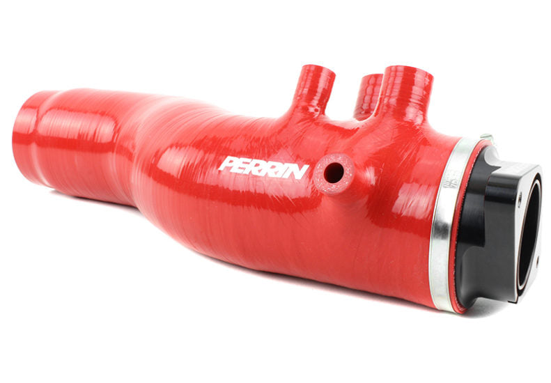 Perrin Performance 3" Turbo Inlet Hose w/ Nozzle Red Subaru 2015-2020 WRX