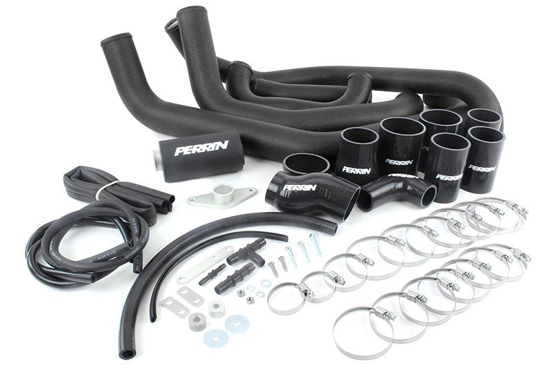 Perrin Performance FMIC Piping Kit Black w/ Black Couplers Subaru 2002-2007 WRX / 2004-2007 STI