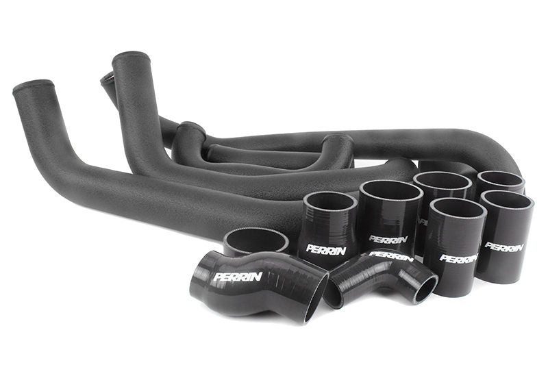 Perrin Performance FMIC Piping Kit Black w/ Black Couplers Subaru 2008-2014 STI