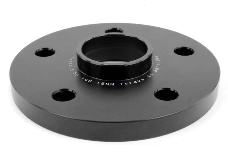 Perrin Performance Wheel Spacers 15mm Hub-Centric 5x114.3 Bolt Pattern Black Pair Subaru 2015-2020 WRX / 2005-2020 STI