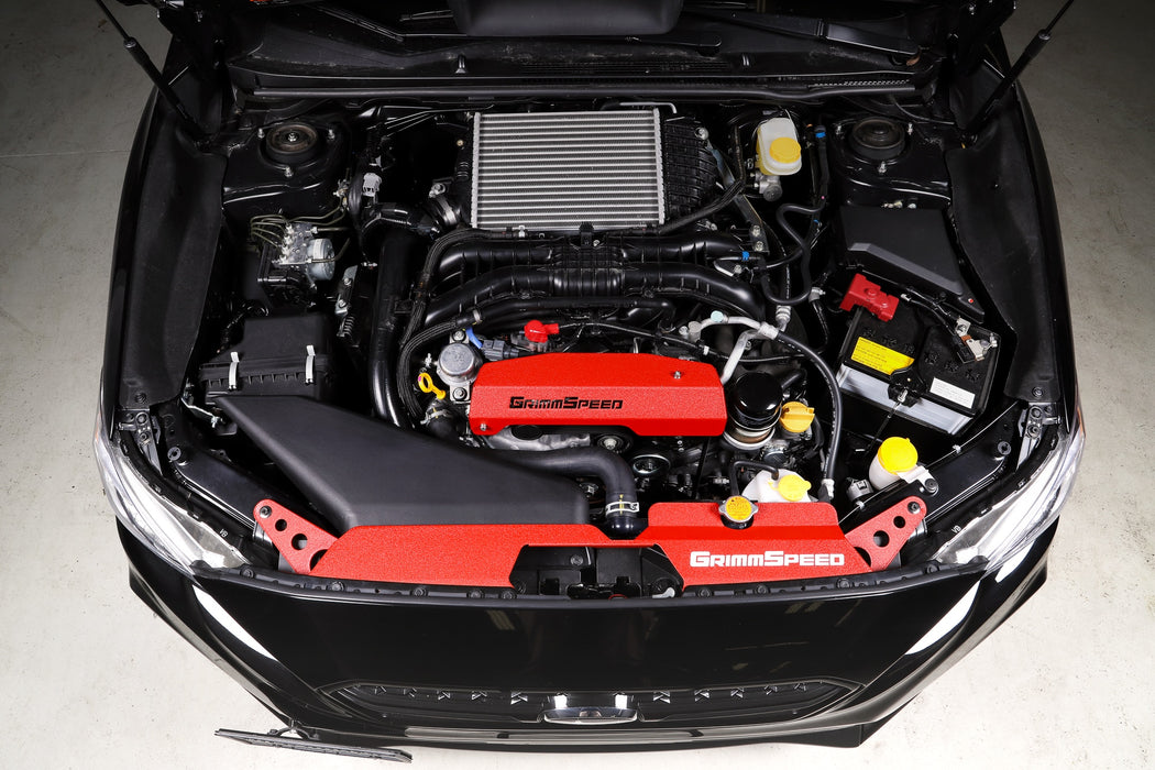 GrimmSpeed Radiator Shroud Red Subaru 2015-2020 WRX / 2015-2020 STI