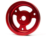 GrimmSpeed Lightweight Crank Pulley Red Subaru 2015-2018 WRX / 2013-2019 BRZ