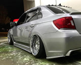 JNA Performance V Style Rear Bumper Lip Extensions Polyurethane (SEDAN) Subaru 2011-2014 WRX / 2011-2014 STI