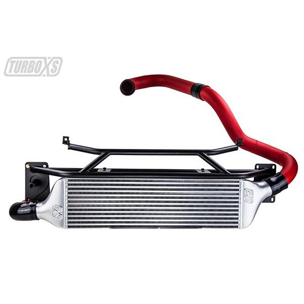 TurboXS FMIC w/ Wrinkle Red Pipes Kit Subaru 2015-2018 WRX