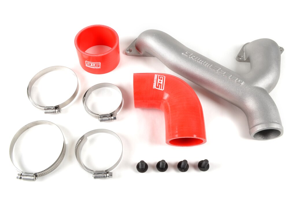 GrimmSpeed Top Mount Intercooler Y-Pipe Kit Red 2002-2007 WRX / 2004-2020 STI